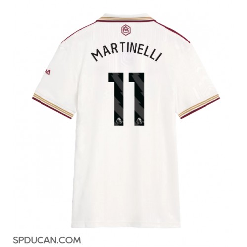 Zenski Nogometni Dres Arsenal Gabriel Martinelli #11 Rezervni 2025-26 Kratak Rukav